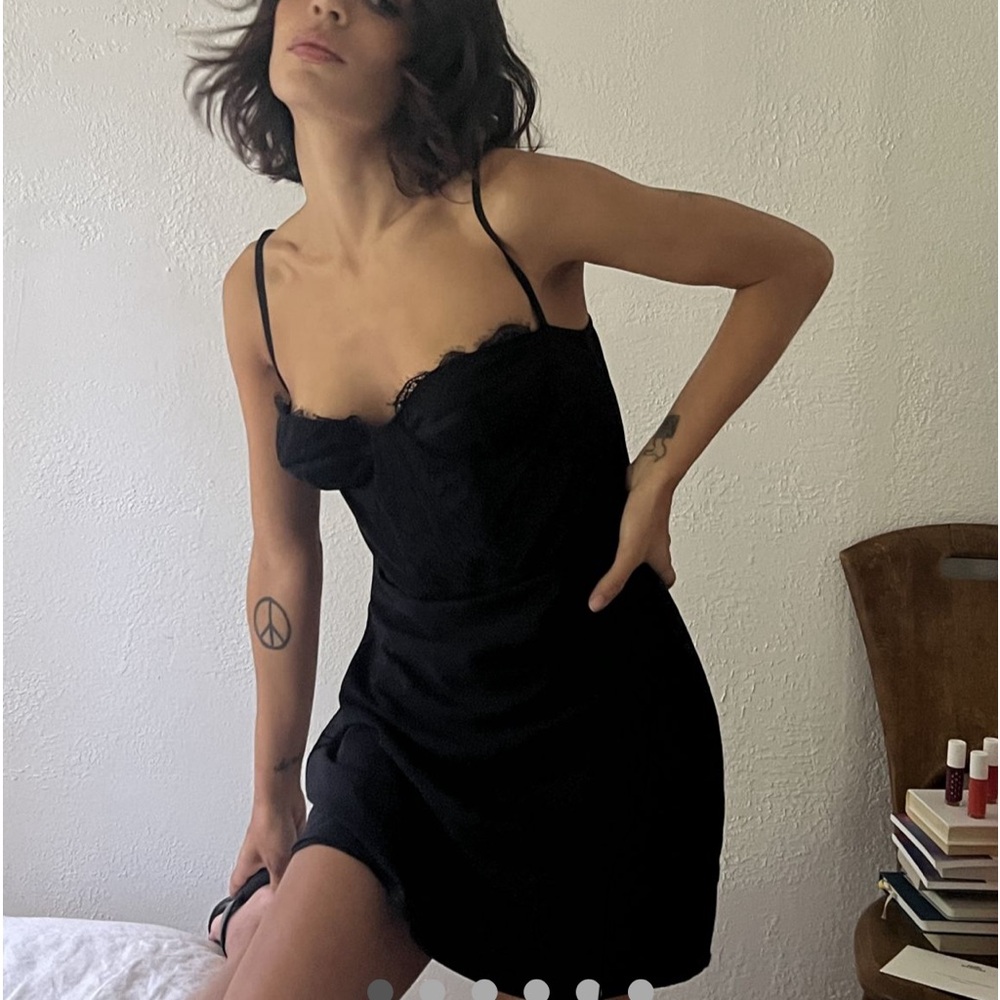 Bustier mini dress